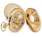 Rapport Pocket Watch Mechanical Half Hunter Gold Tone PW44 Image 2
