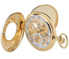 Rapport Pocket Watch Mechanical Half Hunter Gold Tone PW44 Image 3