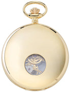 Rapport Pocket Watch Mechanical Half Hunter Gold Tone PW44 Image 4