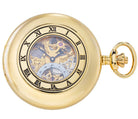 Rapport Pocket Watch Mechanical Half Hunter Gold Tone PW44 Image 6