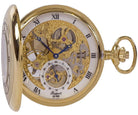 Rapport Pocket Watch Mechanical Half Hunter Gold Tone PW44 Image 7