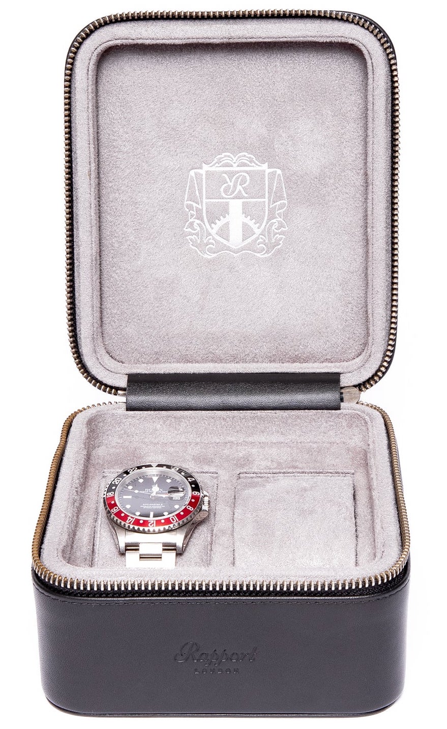 Rapport Watch Case Hyde Park 2 Black Zip D261 Image 1