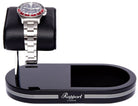 Rapport Watch Stand Formula Single With Tray Black Silver WS20 Image 2