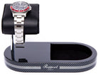 Rapport Watch Stand Formula Tray Carbon Fibre Silver WS21 Image 1