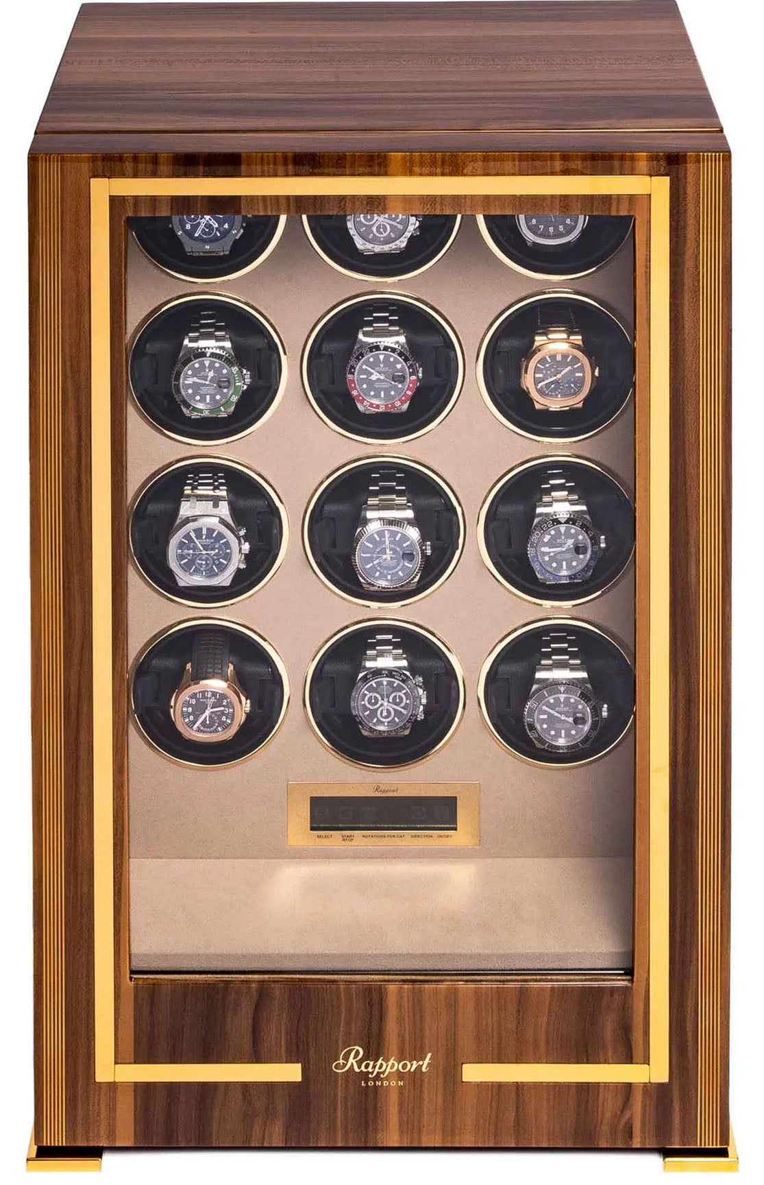 Rapport Watch Winder Paramount 12 Walnut¬† W312 Image 5