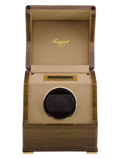 Rapport Watch Winder Perpetua III Single Touch Screen Walnut Finish W581 Image 5