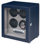 Rapport Watch Winder Quantum Quad Four Leather Blue W634 Image 1