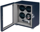 Rapport Watch Winder Quantum Quad Four Leather Blue W634 Image 2
