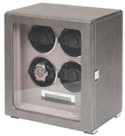 Rapport Watch Winder Quantum Quad Four Leather Grey W624 Image 1