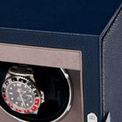 Rapport Watch Winder Quantum Quad Two Leather Blue W632 Image 5