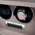 Rapport Watch Winder Quantum Quad Two Leather Grey W622 Image 3