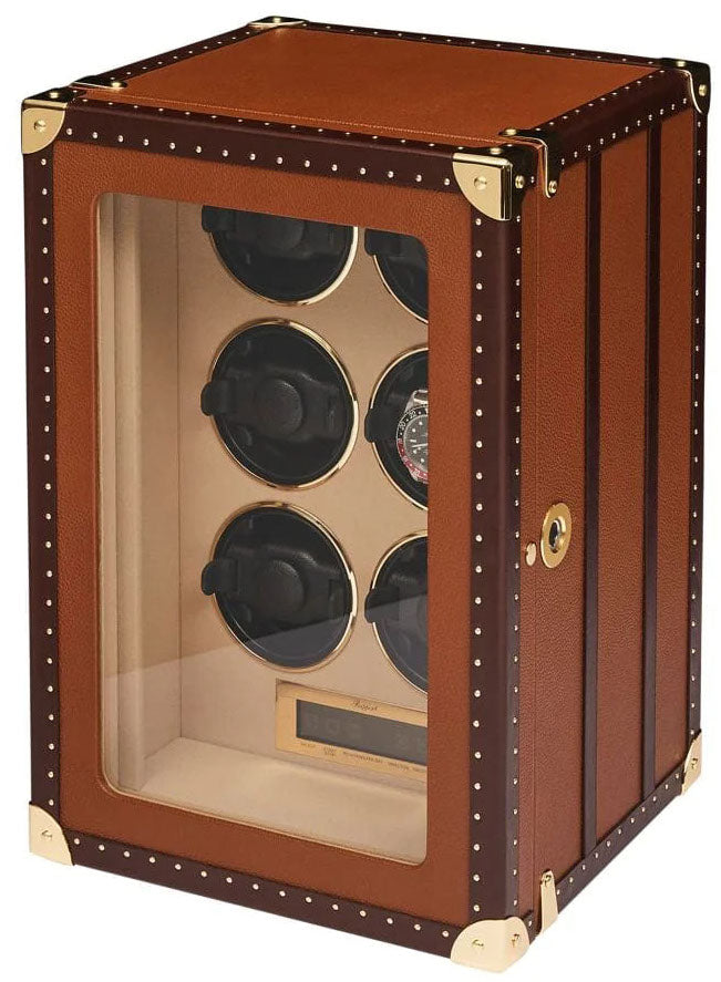 Rapport Watch Winder Roamer 6 Leather Brown W646 Image 1