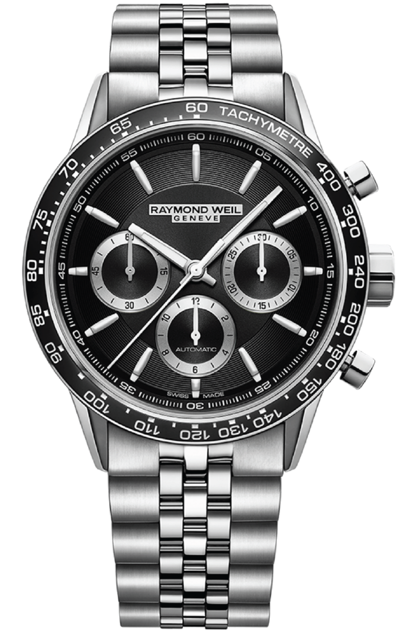 Raymond Weil Freelancer Chronograph Tri-Compax Watch 7741-ST1-20021 Image 1