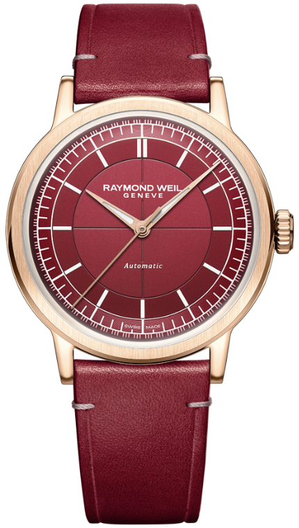 Raymond Weil Millesime Automatic Central Seconds Red Grape Watch RMW-1760 Image 1