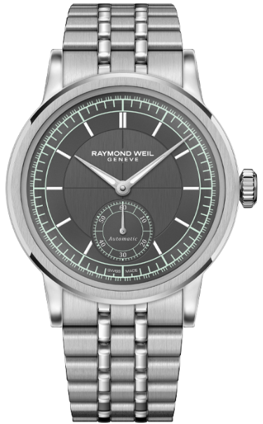 Raymond Weil Millesime Automatic Small Seconds Menthol Minute Track Bracelet Watch RMW-1768 Image 1
