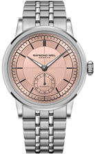 Raymond Weil Millesime Automatic Small Seconds Salmon Dial Bracelet Watch RMW-1770 Image 1