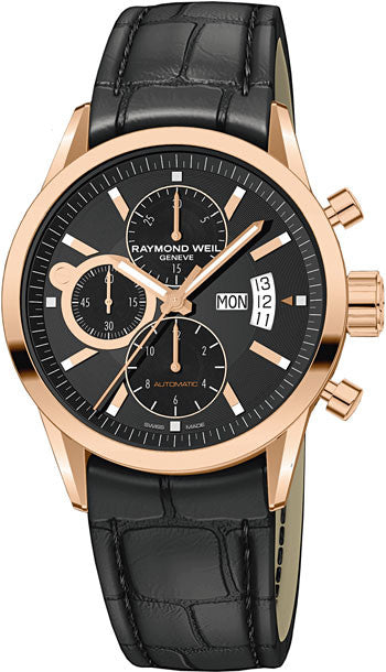Raymond Weil Watch Freelancer 18ct Mens D 17740-G-00209 Image 1