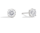 Recarlo Anniversary 18ct White Gold Diamond Earrings REC-259 Image 1