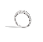 Recarlo Anniversary 18ct White Gold Diamond Ring REC-277 Image 2
