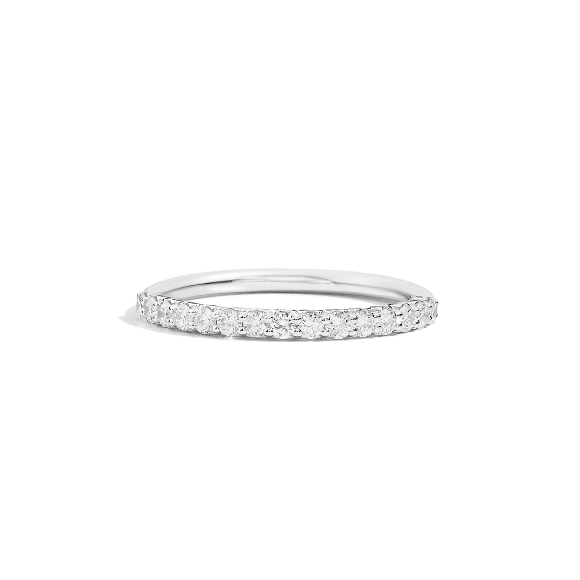 Recarlo Anniversary 18ct White Gold Diamond Ring REC-312 Image 1