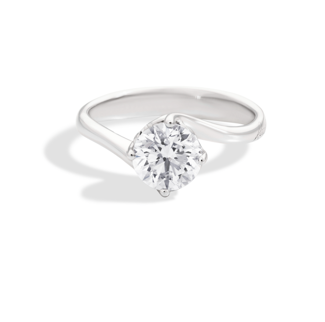 Recarlo Anniversary 18ct White Gold Diamond Ring REC-321 Image 2