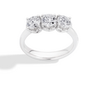 Recarlo Anniversary 18ct White Gold Diamond Ring REC-339 Image 4