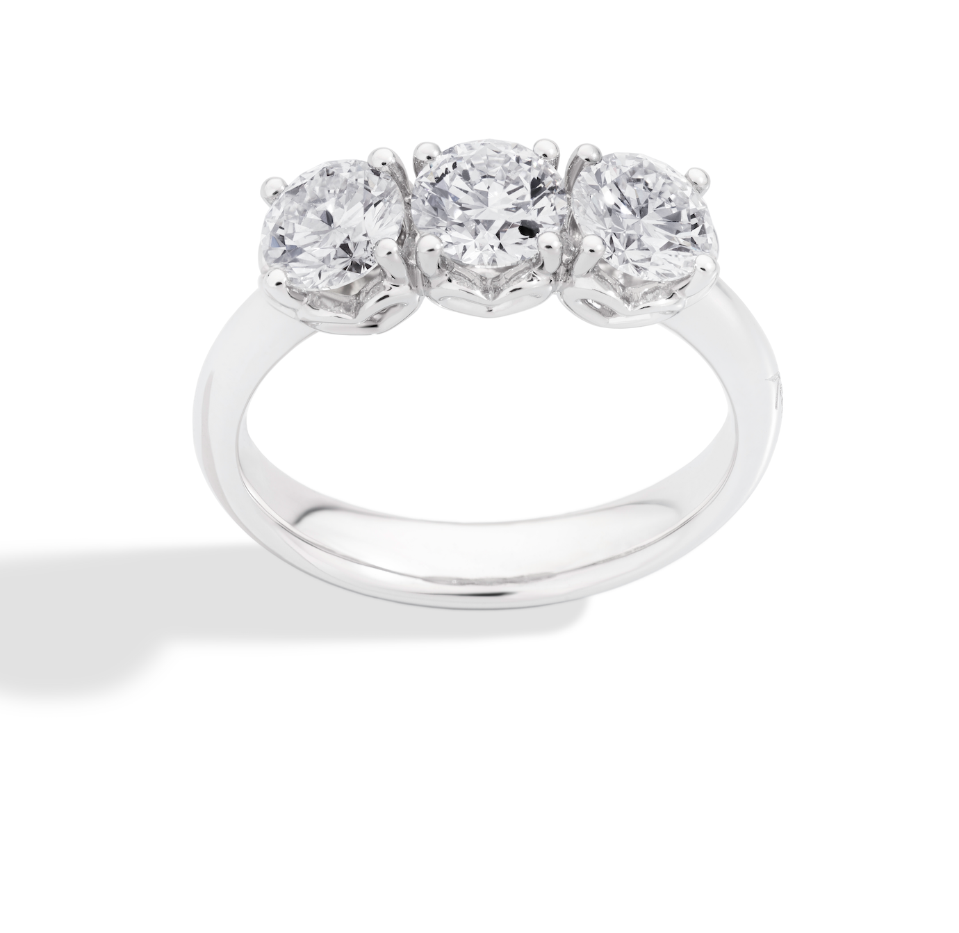 Recarlo Anniversary 18ct White Gold Diamond Ring REC-339 Image 4
