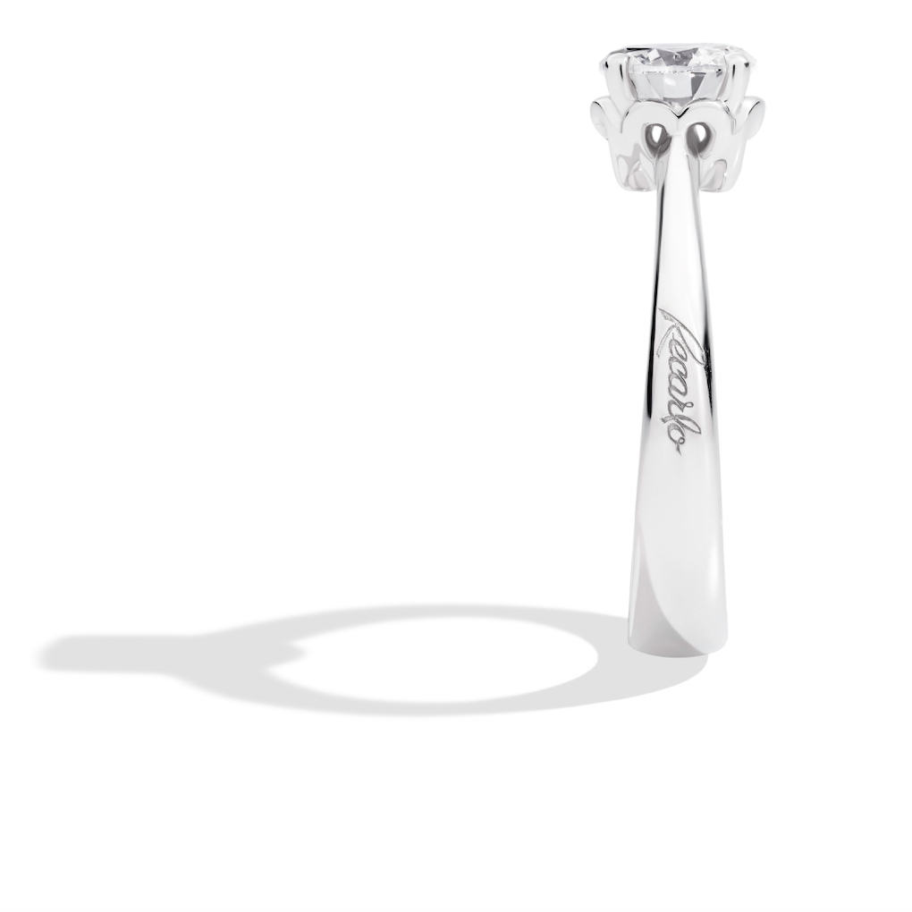 Recarlo Anniversary 18ct White Gold Diamond Ring REC-350 Image 4