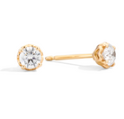 Recarlo Anniversary 18ct Yellow Gold Diamond Earrings REC-260 Image 1