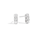 Recarlo Anniversary Halo 18ct White Gold Diamond Earrings REC-261 Image 1
