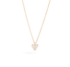 Recarlo Anniversary Love 18ct Rose Gold Diamond Heart Pendant REC-395 Image 1