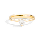Recarlo Anniversary Love 18ct Rose Gold Diamond Heart Ring REC-425 Image 1
