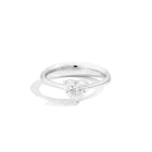 Recarlo Anniversary Love 18ct White Gold Diamond Heart Ring REC-417 Image 1