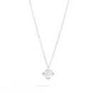 Recarlo Anniversary Square 18ct White Gold Diamond Square Pendant REC-484 Image 1