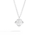 Recarlo Anniversary Square 18ct White Gold Diamond Square Pendant REC-484 Image 2