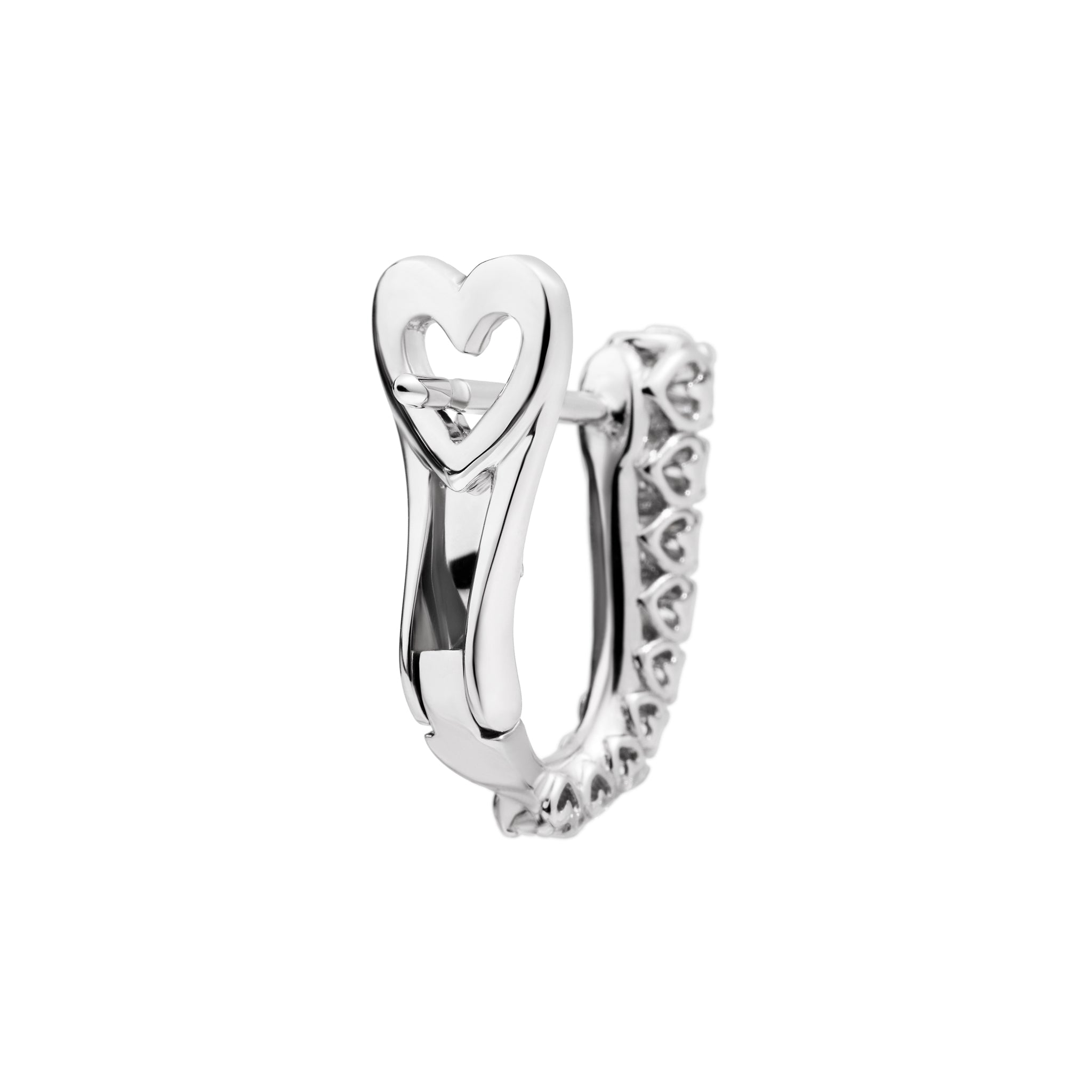 Recarlo Contrarie 18ct White Gold Diamond Earrings E01CM747 Image 2