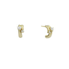 Recarlo Contrarie 18ct Yellow Gold Diamond Earrings REC-021 Image 1