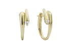 Recarlo Contrarie 18ct Yellow Gold Diamond Earrings REC-023 Image 1