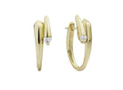 Recarlo Contrarie 18ct Yellow Gold Diamond Earrings REC-023 Image 1