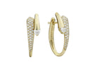 Recarlo Contrarie 18ct Yellow Gold Diamond Earrings REC-024 Image 1