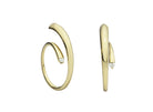 Recarlo Contrarie 18ct Yellow Gold Diamond Earrings REC-028 Image 1