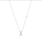 Recarlo Duo 18ct White Gold 0.65ct Diamond Necklace REC-048 Image 1