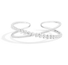 Recarlo Duo 18ct White Gold 3.35ct Diamond Bangle REC-044 Image 1