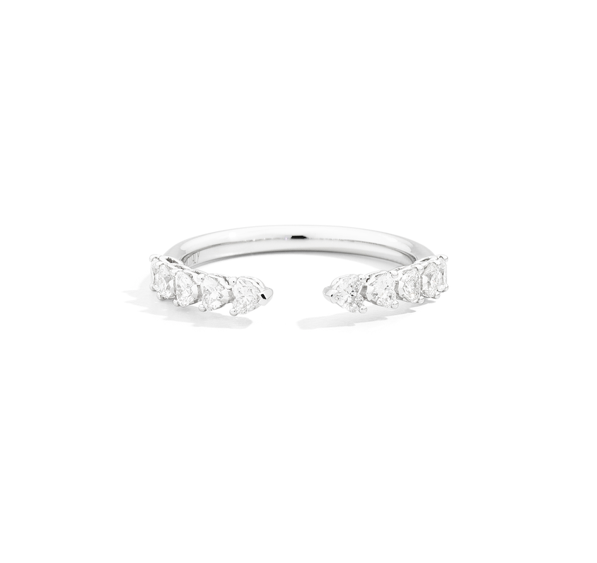 Recarlo More 18ct White Gold 0.50ct Diamond Ring REC-165 Image 1