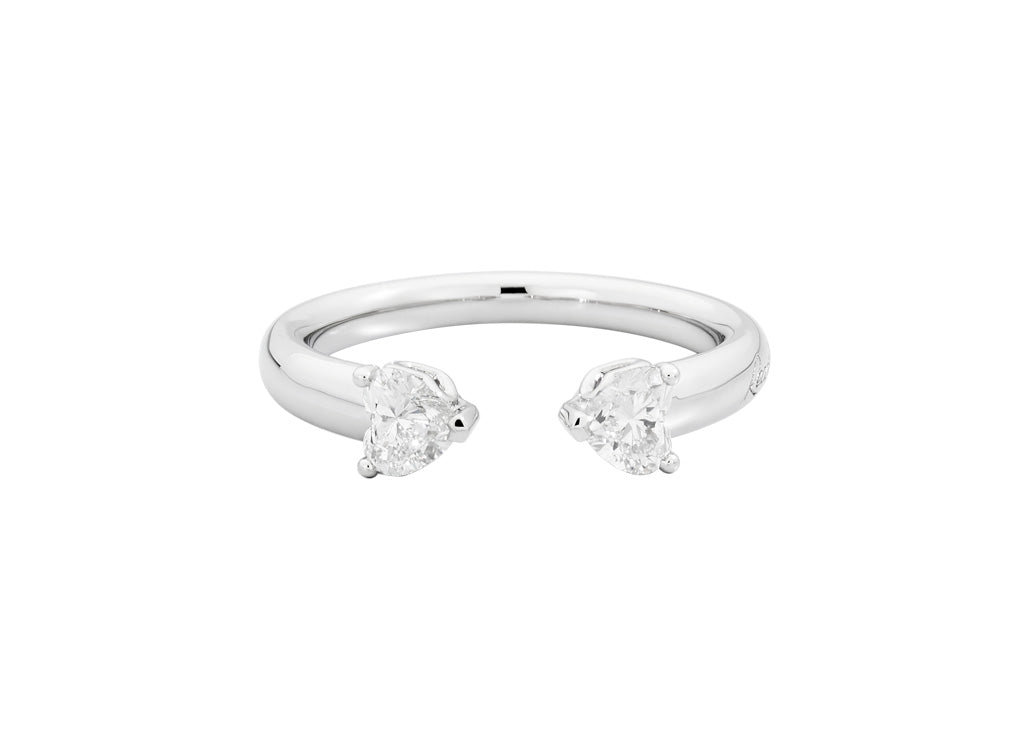 Recarlo More 18ct White Gold 0.63ct Diamond Ring REC-209 Image 1