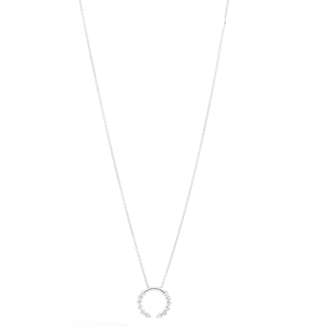 Recarlo More 18ct White Gold 0.72ct Diamond Necklace REC-134 Image 1