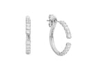 Recarlo More 18ct White Gold 0.88ct Diamond Earrings REC-117 Image 1