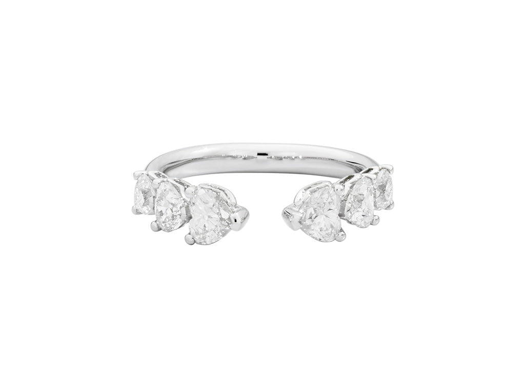 Recarlo More 18ct White Gold 1.65ct Diamond Ring REC-217 Image 1
