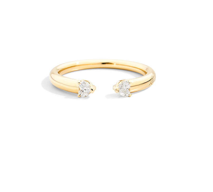 Recarlo More 18ct Yellow Gold 0.20ct Diamond Ring REC-141 Image 1