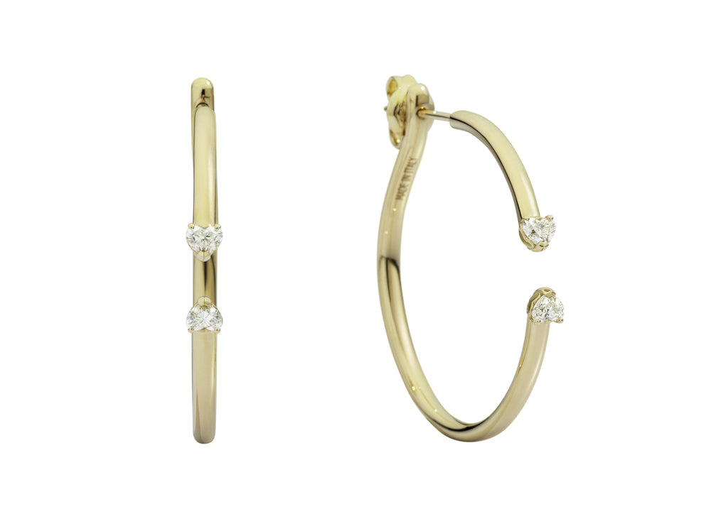 Recarlo More 18ct Yellow Gold 0.44ct Diamond Earrings REC-113 Image 1